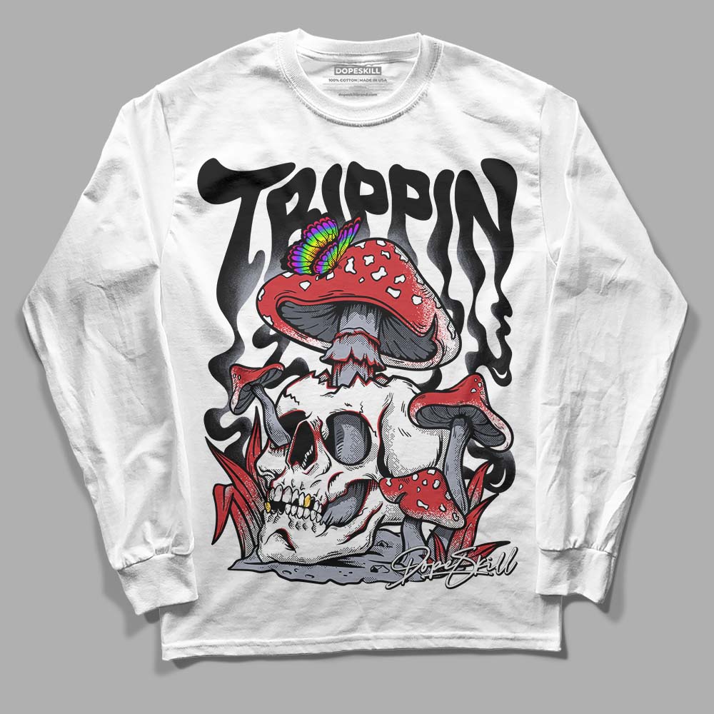 Bred Reimagined 4s DopeSkill Long Sleeve T-Shirt Trippin Graphic