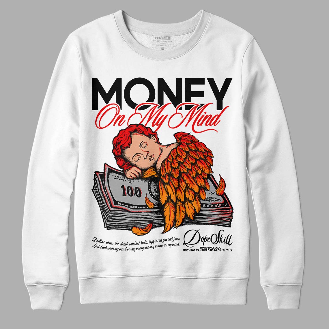 Dunk Low Panda White Black DopeSkill Sweatshirt MOMM Graphic