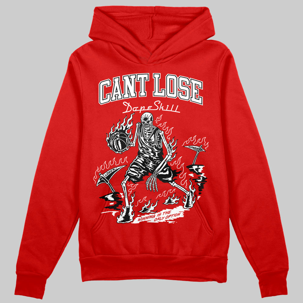 Bred Velvet 11s DopeSkill Red Hoodie Sweatshirt Cant Lose Graphic