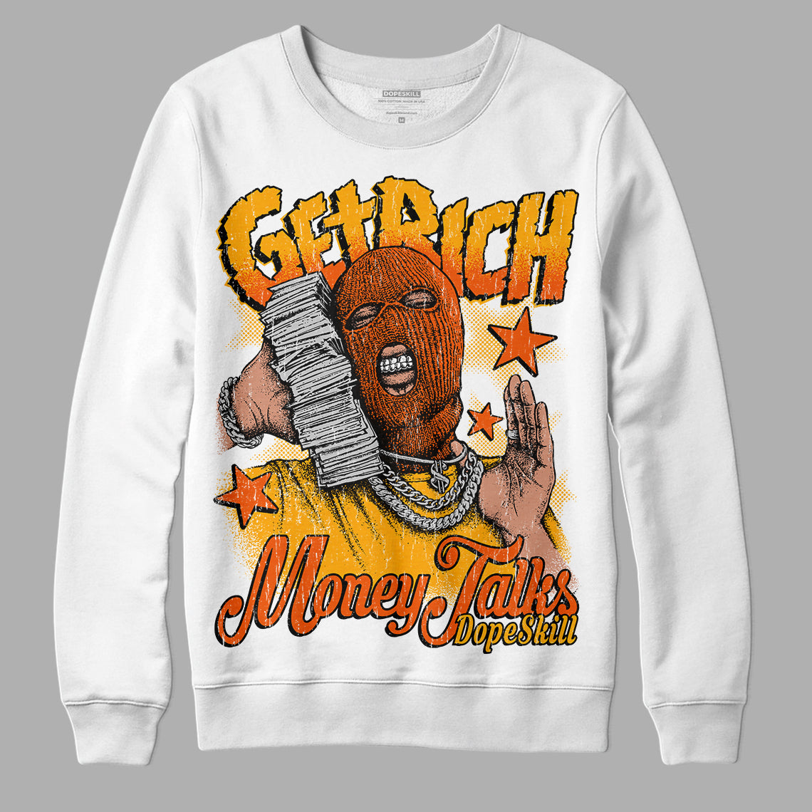 Black Taxi 12s DopeSkill Sweatshirt Get Rich Graphic