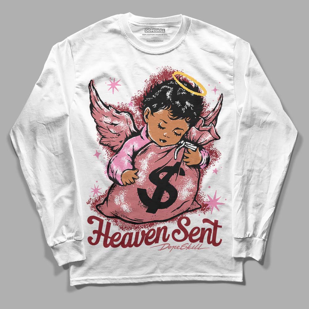 Valentine's Day Collection DopeSkill Long Sleeve T-Shirt Heaven Sent Graphic