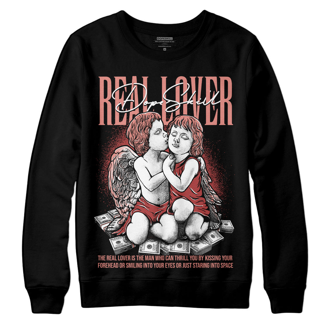 Dune Red 13s DopeSkill Sweatshirt Real Lover Graphic