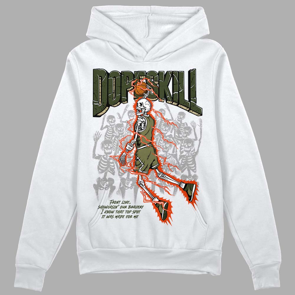 Olive Collection DopeSkill Hoodie Sweatshirt Thunder Dunk Graphic