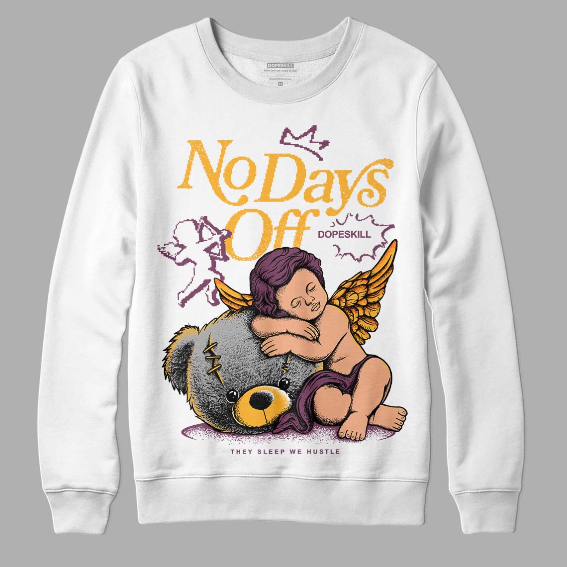 Brotherhood 1s High OG DopeSkill Sweatshirt New No Days Off Graphic