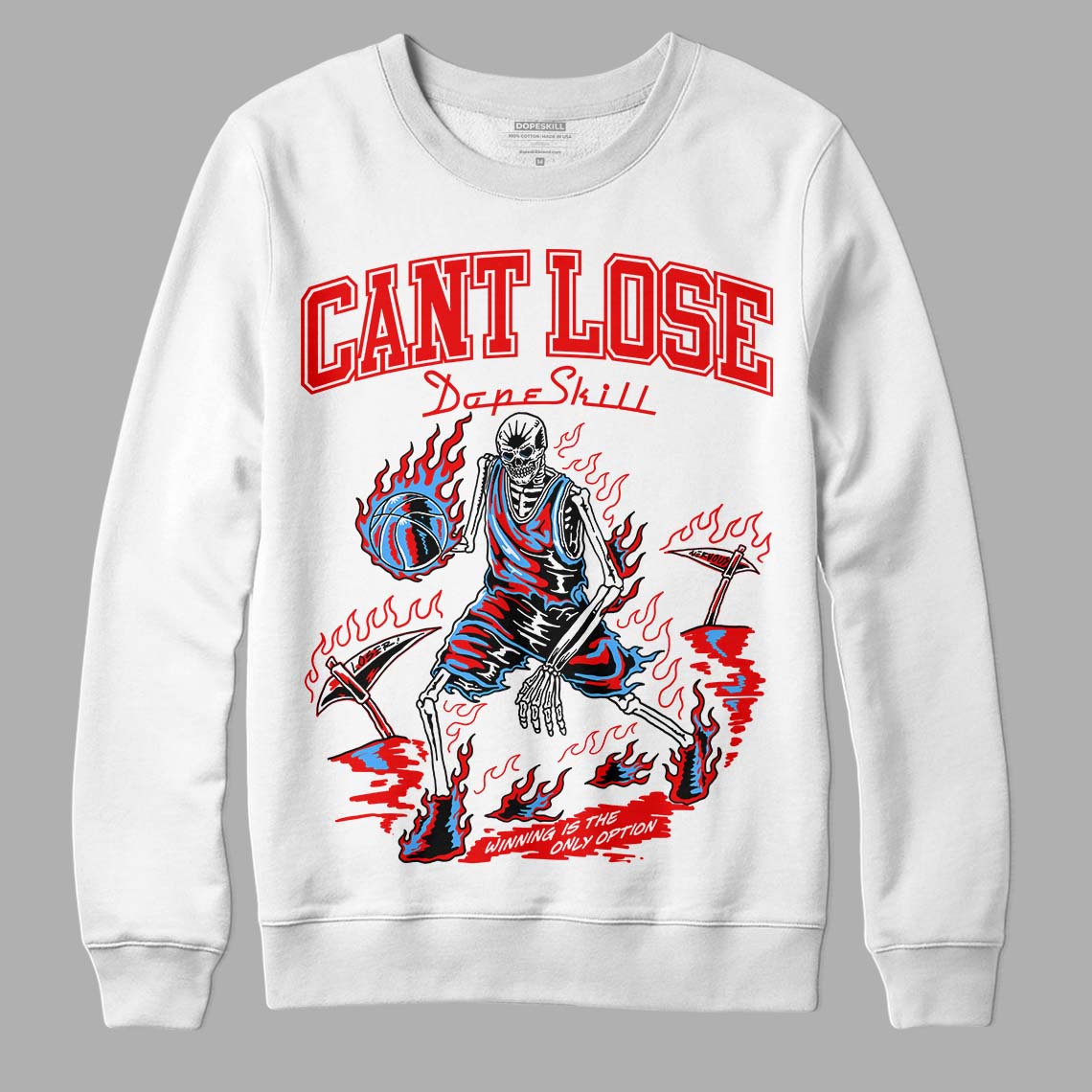 Cherry 11s DopeSkill Sweatshirt Cant Lose Graphic