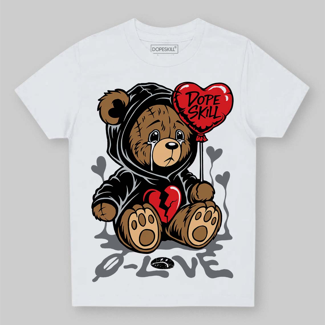 Fear 4s DopeSkill Toddler Kids T-shirt Broken Bear Graphic
