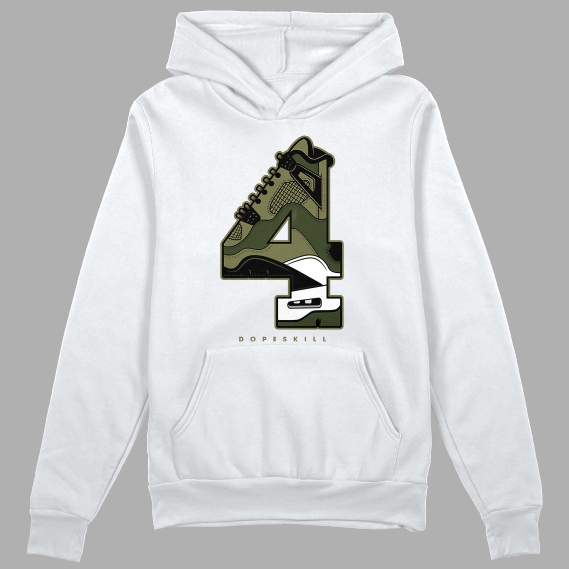 Craft Olive 4s DopeSkill Hoodie Sweatshirt No.4 Graphic