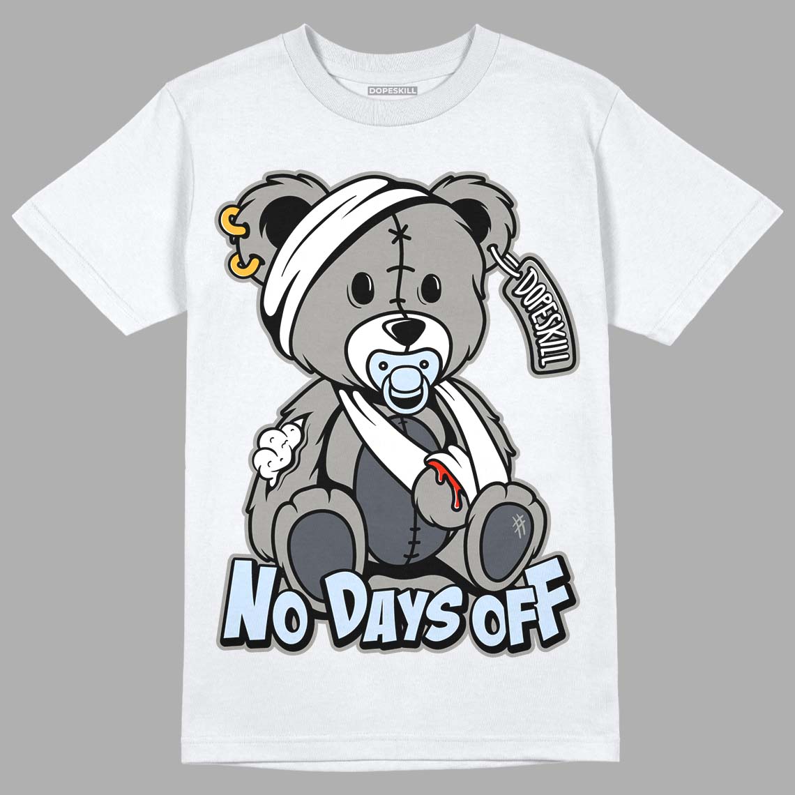Cool Grey 6s DopeSkill T-Shirt Hurt Bear Graphic