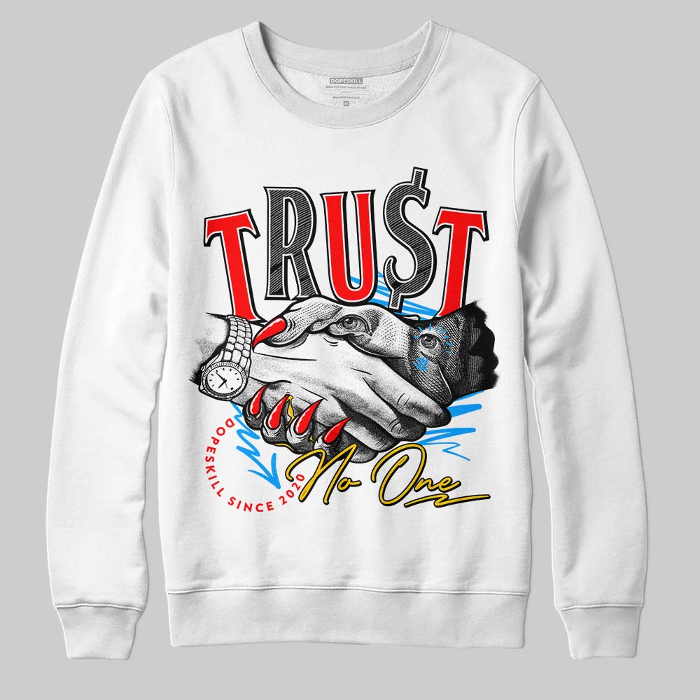 Fruity Pebbles Dunks DopeSkill Sweatshirt Trust No One Graphic