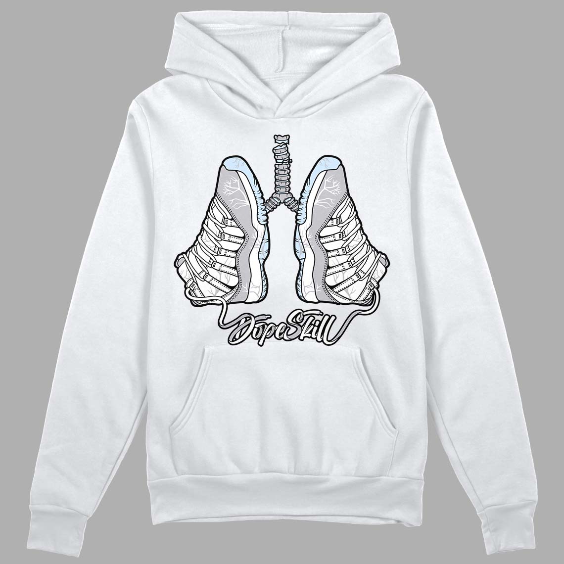 Cement Grey 11s DopeSkill Hoodie Sweatshirt Breathe Graphic