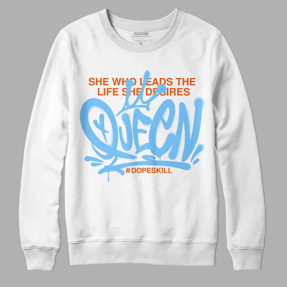 Dunk Low Futura University Blue DopeSkill Sweatshirt Queen Graphic