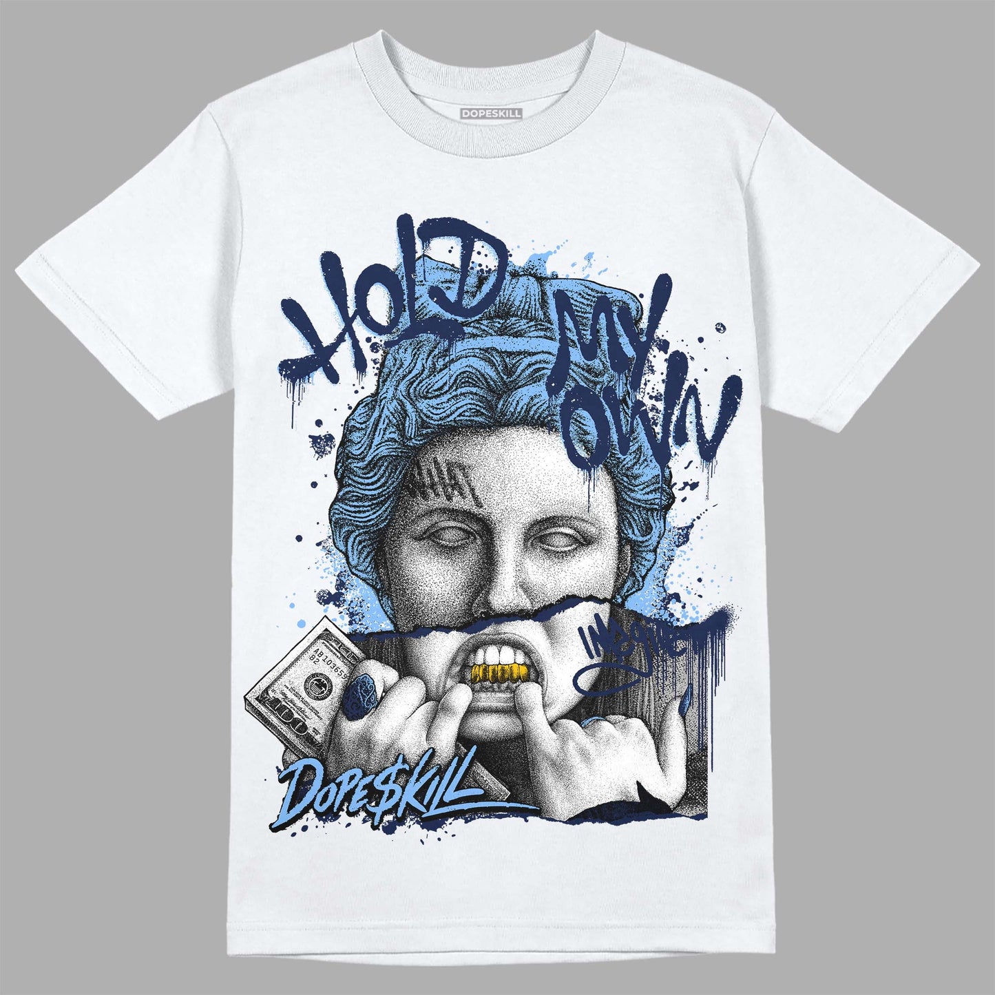 Midnight Navy 5s DopeSkill T-Shirt Hold My Own Graphic
