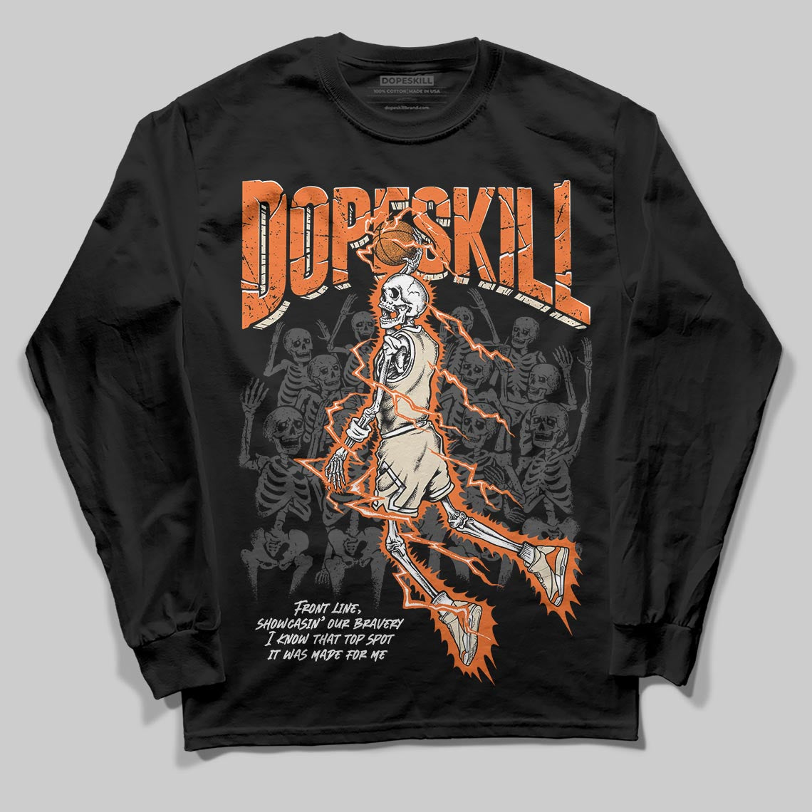 Starfish 3s DopeSkill Long Sleeve T-Shirt Thunder Dunk Graphic