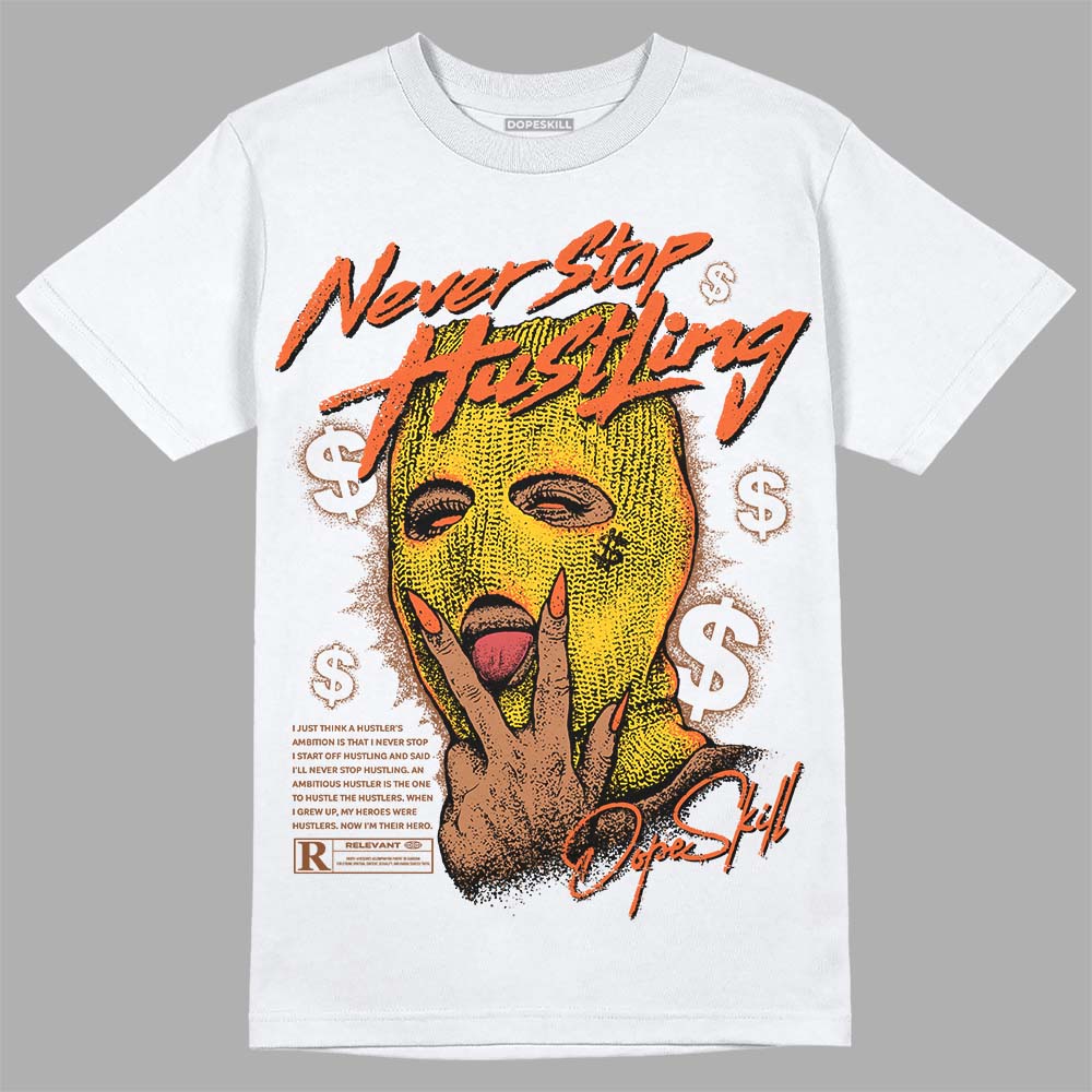 Yellow Collection DopeSkill T-Shirt Never Stop Hustling Graphic