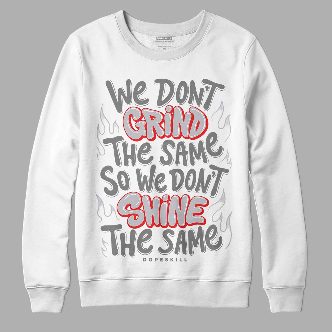 Grey Collection DopeSkill Sweatshirt Grind Shine Graphic