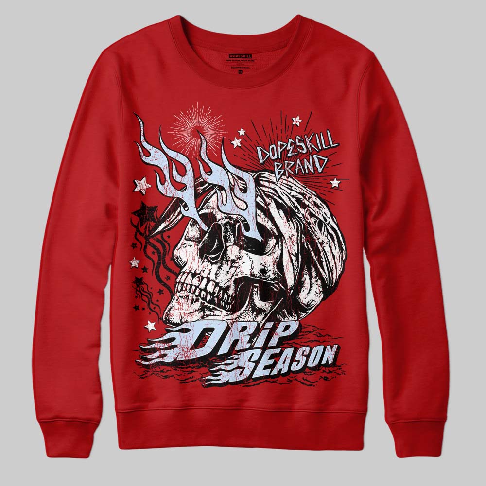 Cherry 11s DopeSkill Sweatshirt Drip Season Graphic