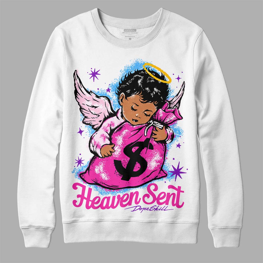 Pink Collection DopeSkill Sweatshirt Heaven Sent Graphic