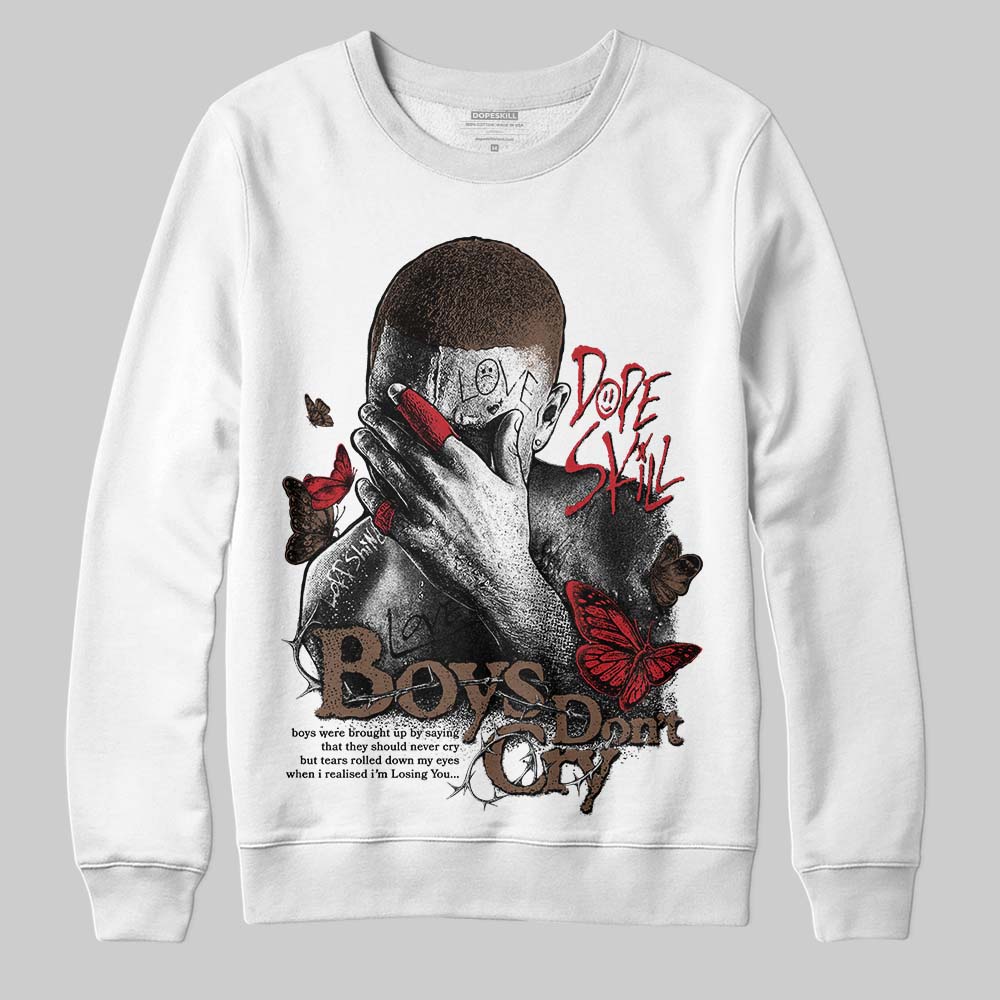 Olive 9s DopeSkill Sweatshirt Boys Don't Cry Graphic