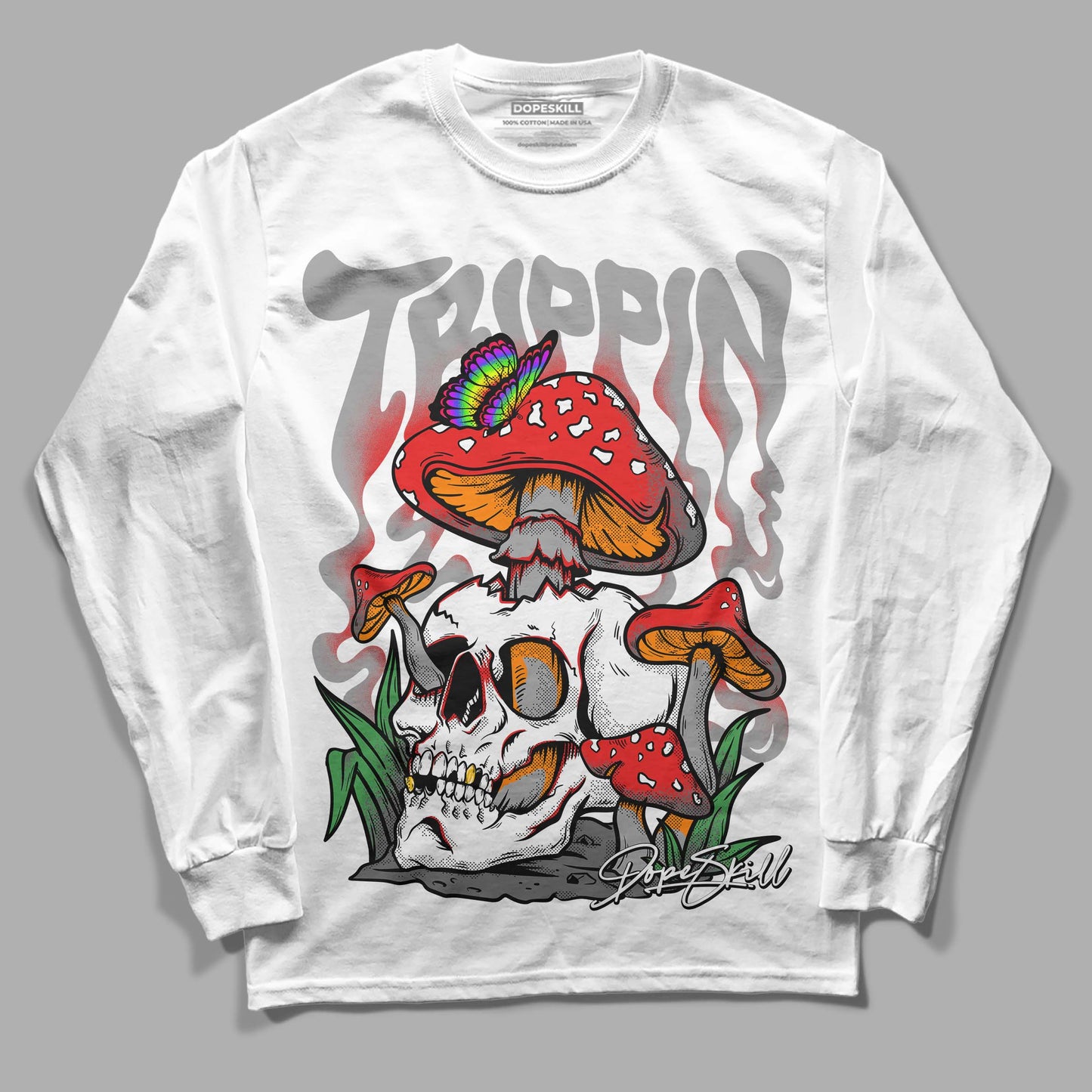 Grey Collection DopeSkill Long Sleeve T-Shirt Trippin Graphic