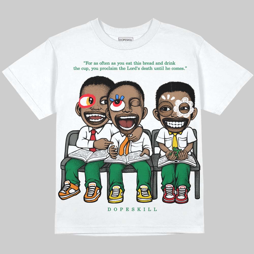 Lucky Green 5s DopeSkill Oversize Print T-Shirt First Sunday Graphic
