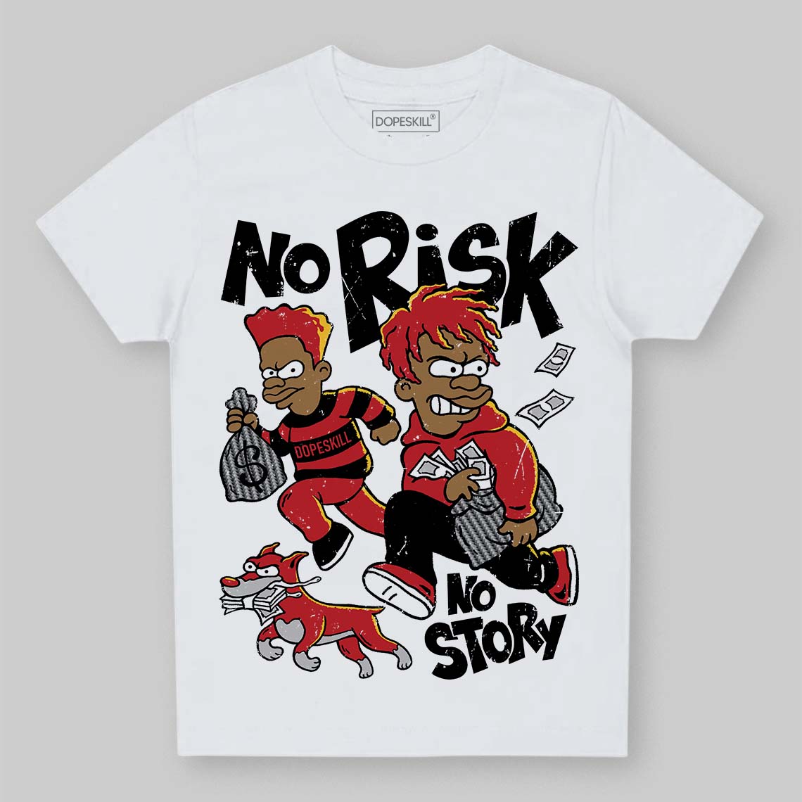 Ferrari 14s DopeSkill Toddler Kids T-shirt No Risk No Story Graphic