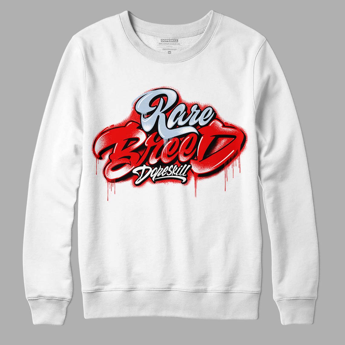 Cherry 11s DopeSkill Sweatshirt Rare Breed Type Graphic