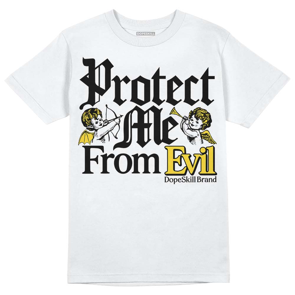Black Tour Yellow AJ 4 Thunder DopeSkill Unisex T-Shirt Protect Me From Evil Graphic