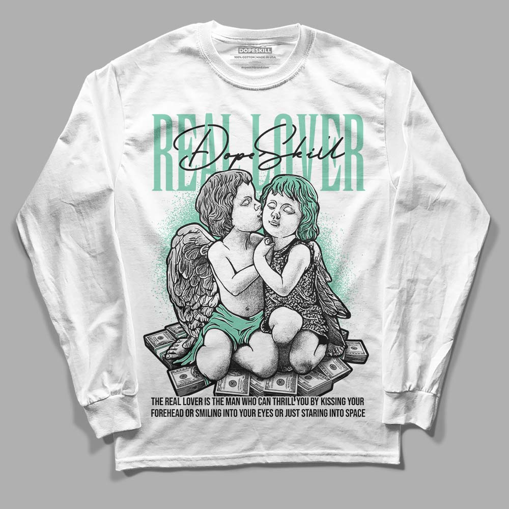 Green Glow 3s DopeSkill Long Sleeve T-Shirt Real Lover Graphic