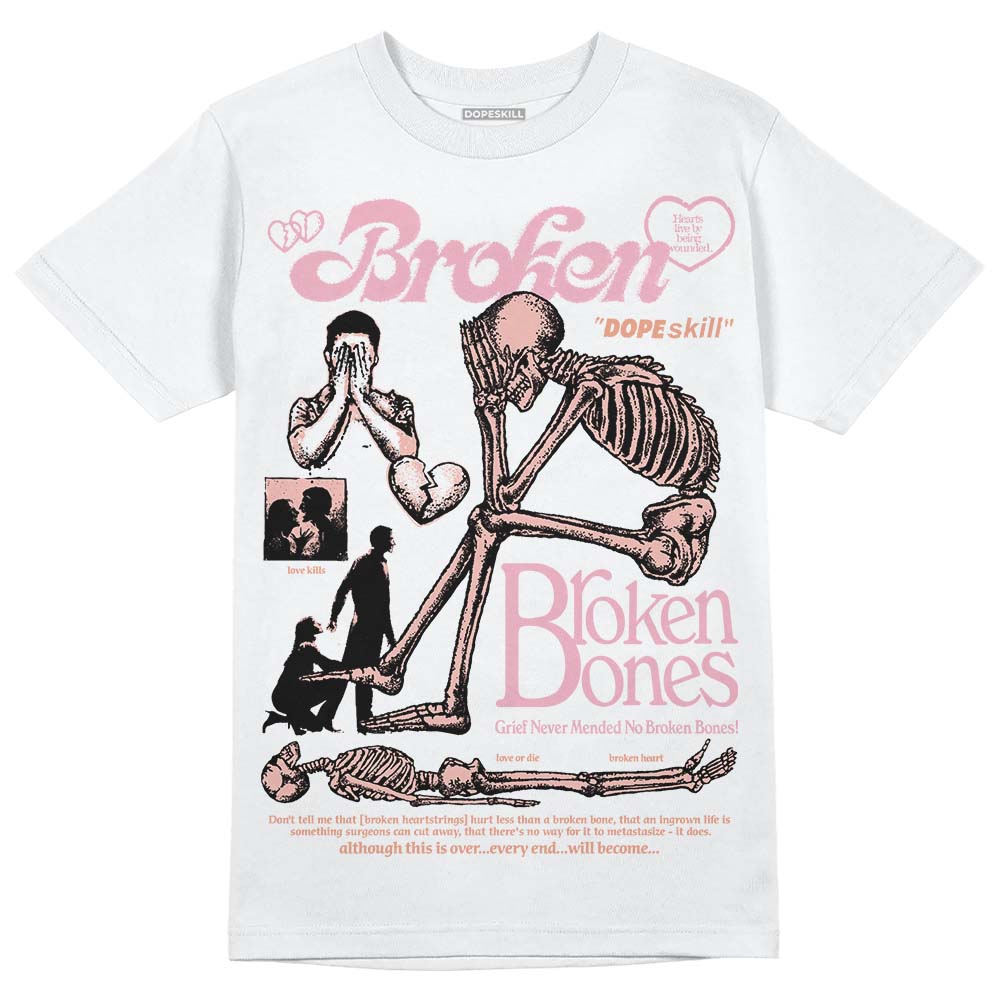 Legend Pink 11s DopeSkill T-Shirt Broken Bones Graphic