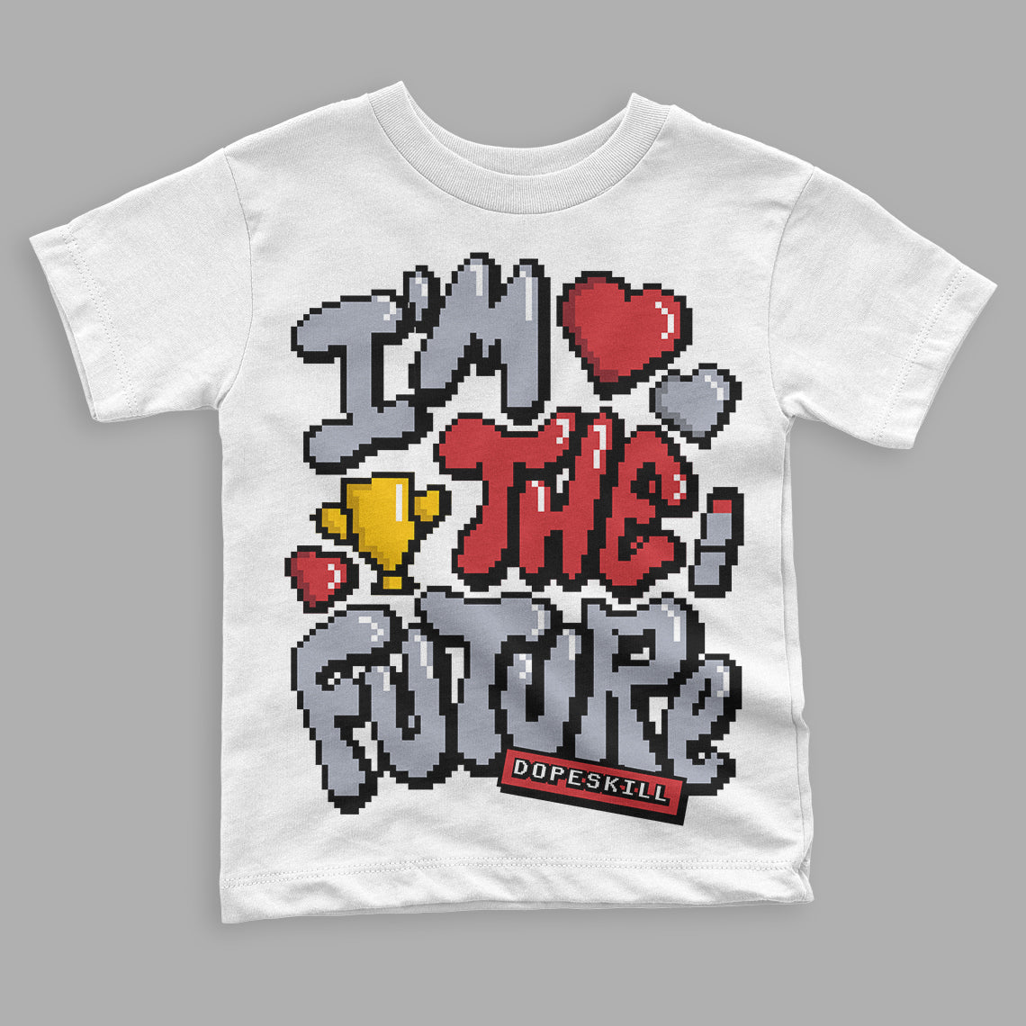 Bred Reimagined 4s DopeSkill Toddler Kids T-shirt I'm The Future Graphic