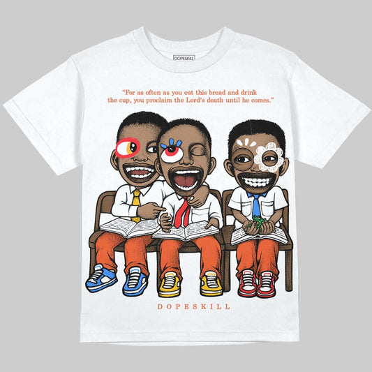 Orange Milk DopeSkill Oversize Print T-Shirt First Sunday Graphic