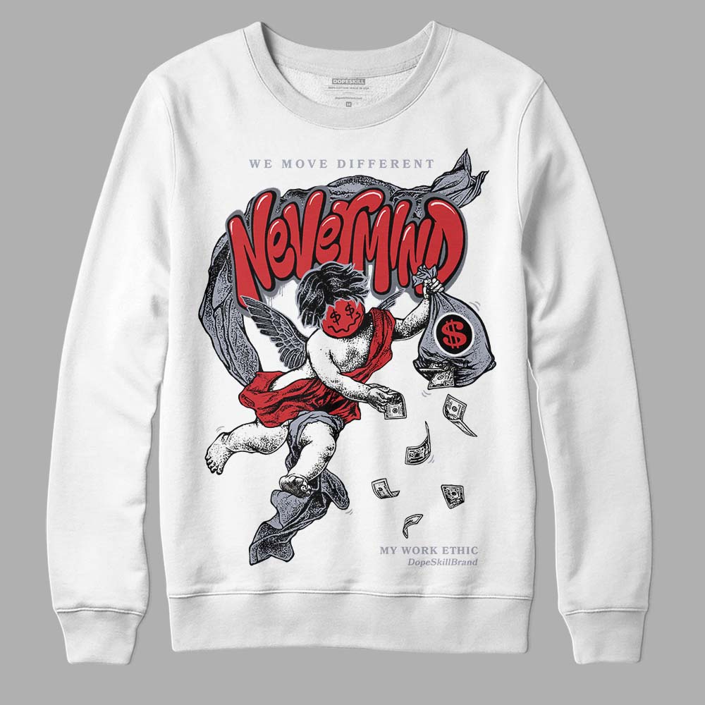 Bred Reimagined 4s DopeSkill Sweatshirt Nevermind Graphic