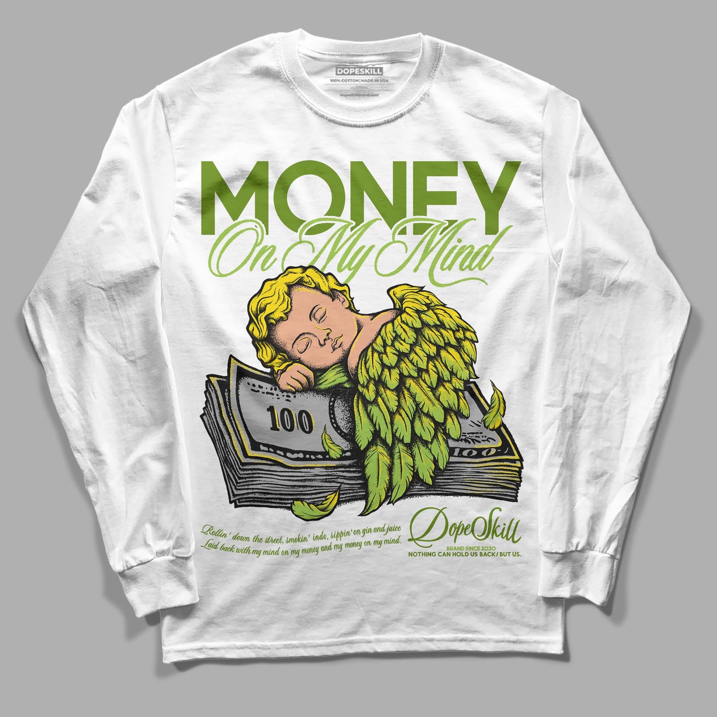 Dunk Low 'Chlorophyll' DopeSkill Long Sleeve T-Shirt MOMM Graphic