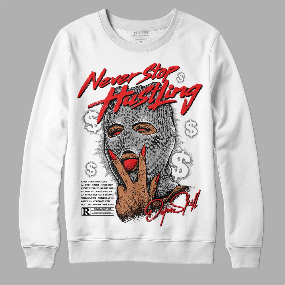 Grey Collection DopeSkill Sweatshirt Never Stop Hustling Graphic