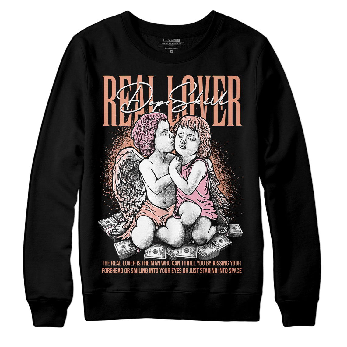 Legend Pink 11s DopeSkill Sweatshirt Real Lover Graphic