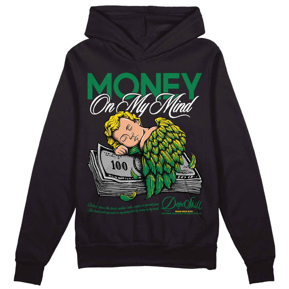 Lucky Green 5s DopeSkill Hoodie Sweatshirt MOMM Graphic