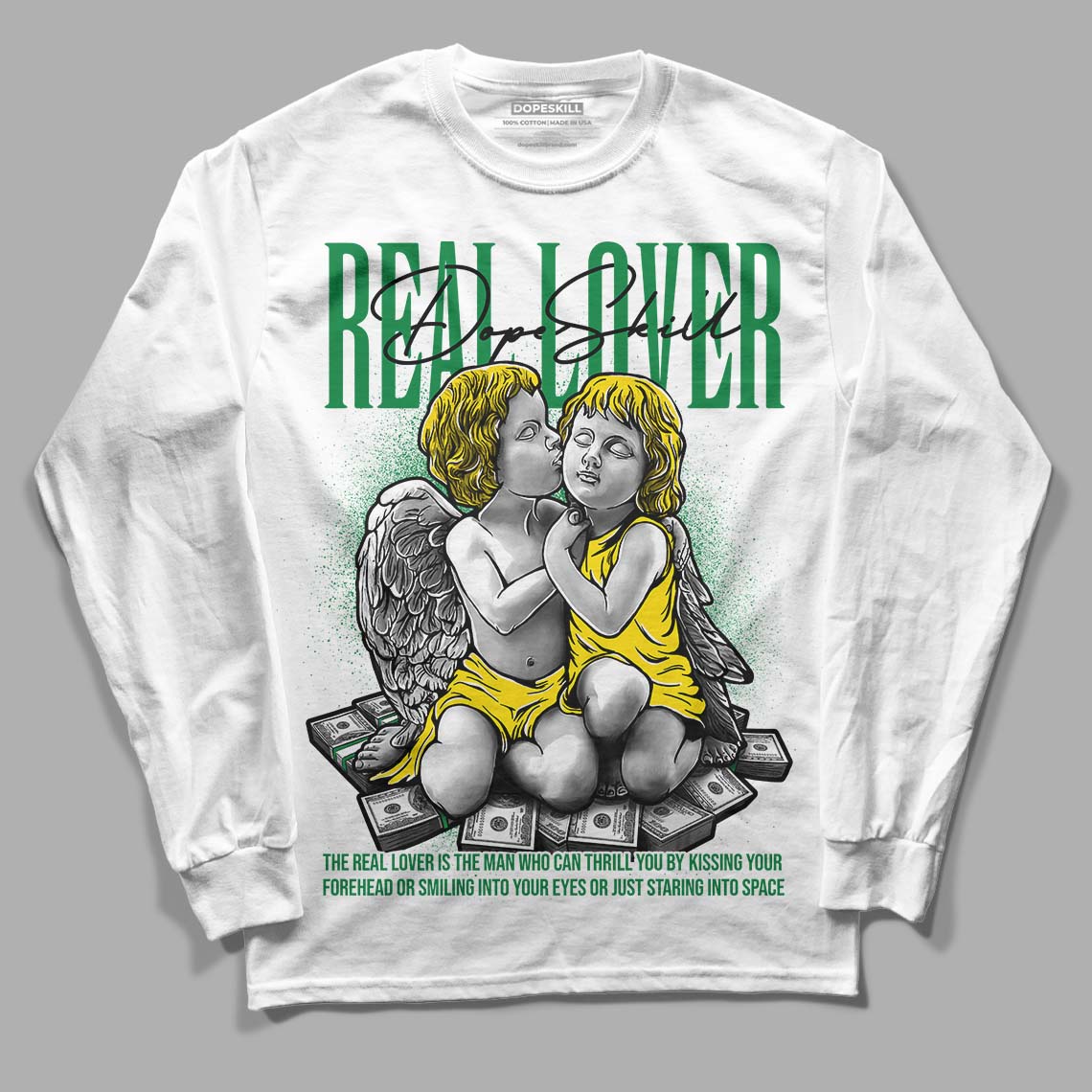 Dunk Low Reverse Brazil DopeSkill Long Sleeve T-Shirt Real Lover Graphic