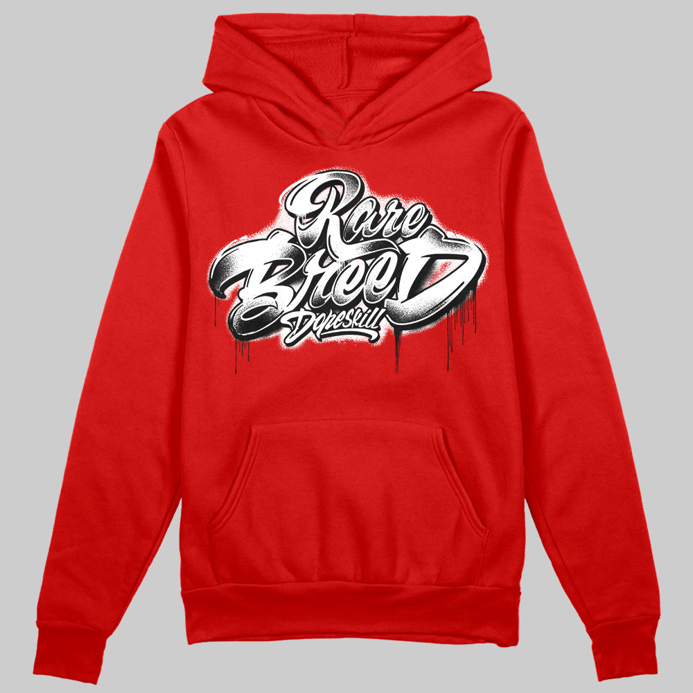 Bred Velvet 11s DopeSkill Red Hoodie Sweatshirt Rare Breed Type Graphic