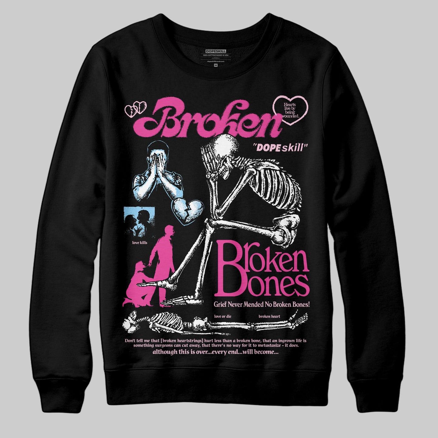Doernbecher 6s DopeSkill Sweatshirt Broken Bones Graphic