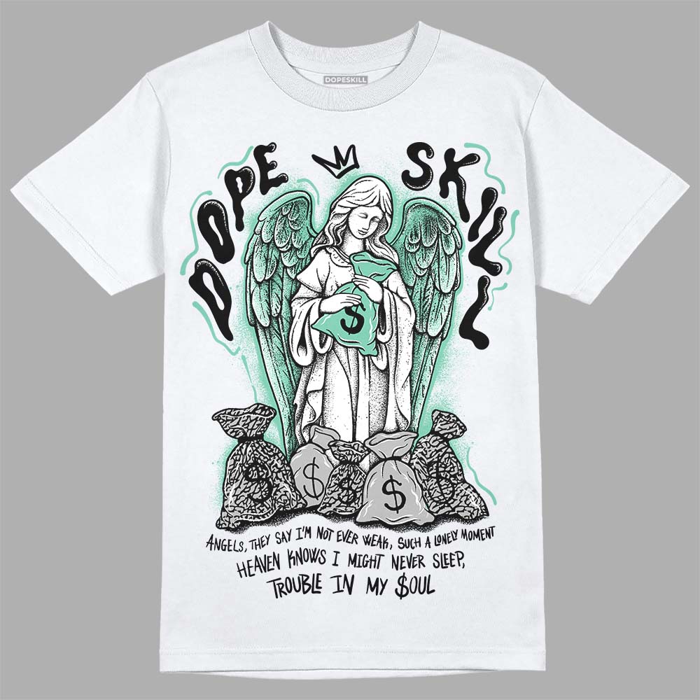 Green Glow 3s DopeSkill T-Shirt Angels Graphic
