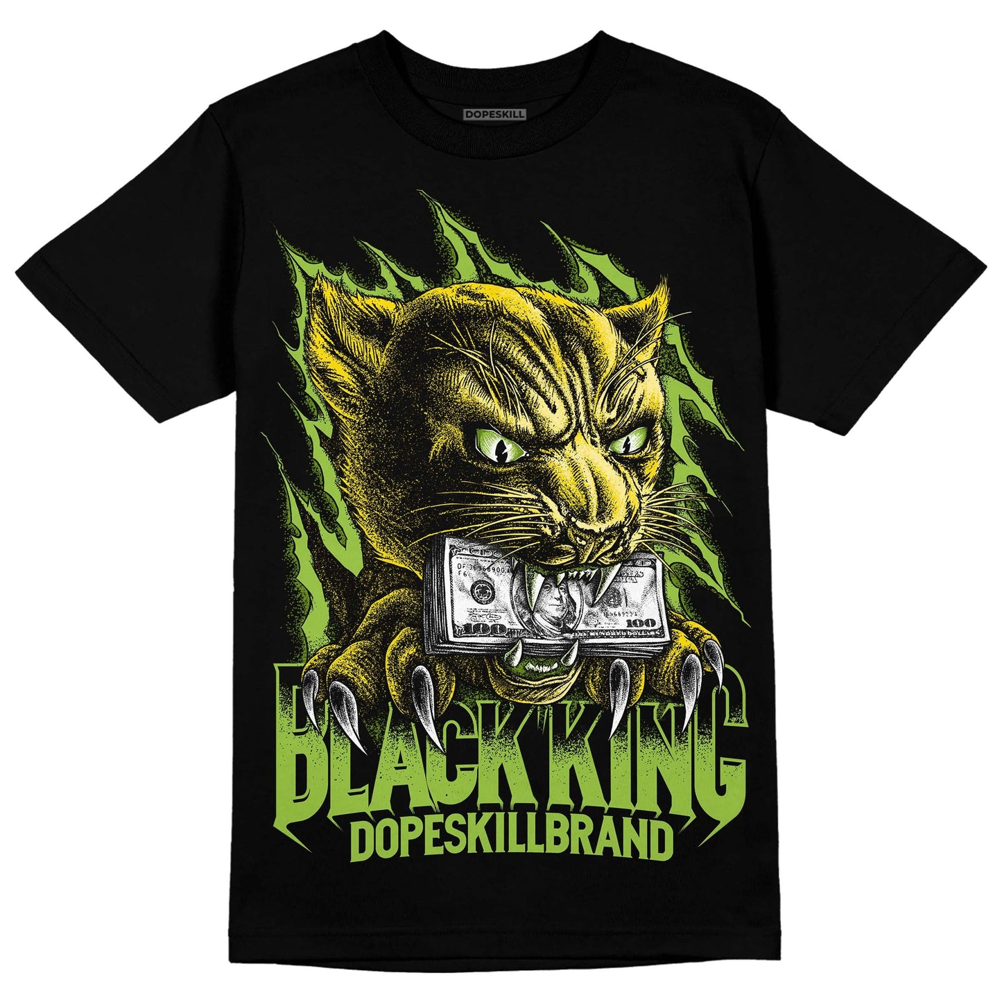 Dunk Low 'Chlorophyll' DopeSkill T-Shirt Black King Graphic