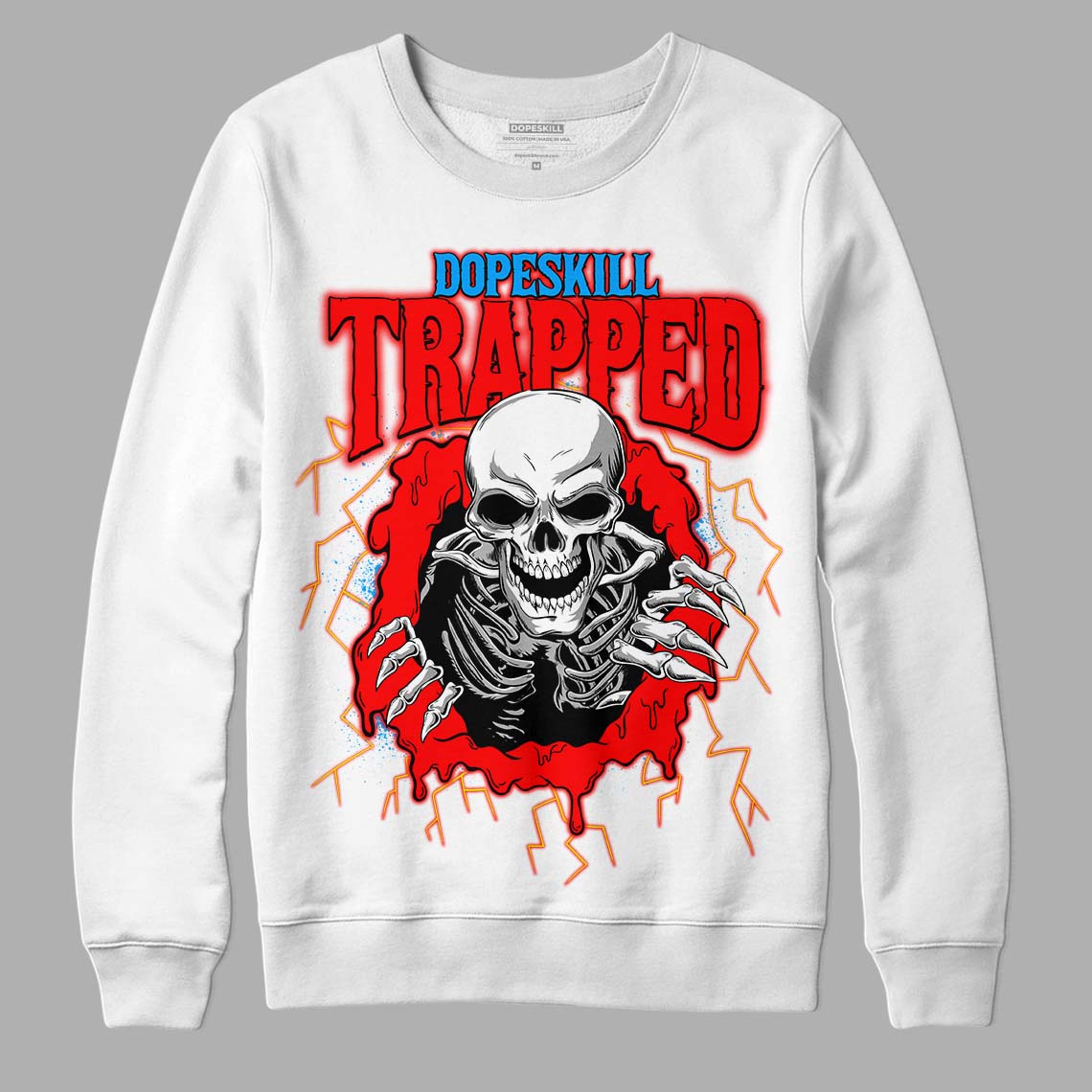 Fruity Pebbles Dunks DopeSkill Sweatshirt Trapped Halloween Graphic
