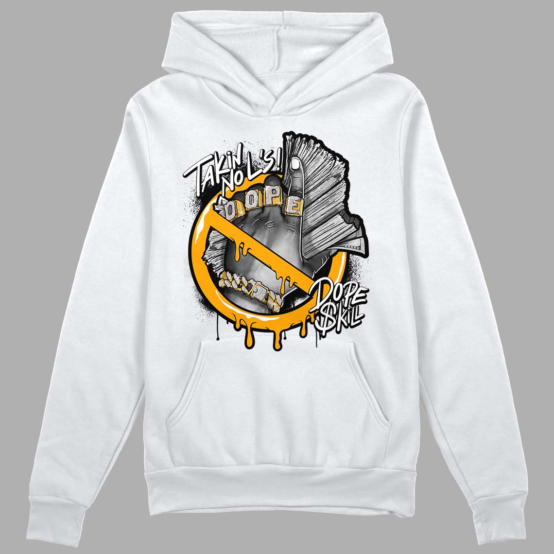 Black Taxi 12s DopeSkill Hoodie Sweatshirt Takin No L's Graphic