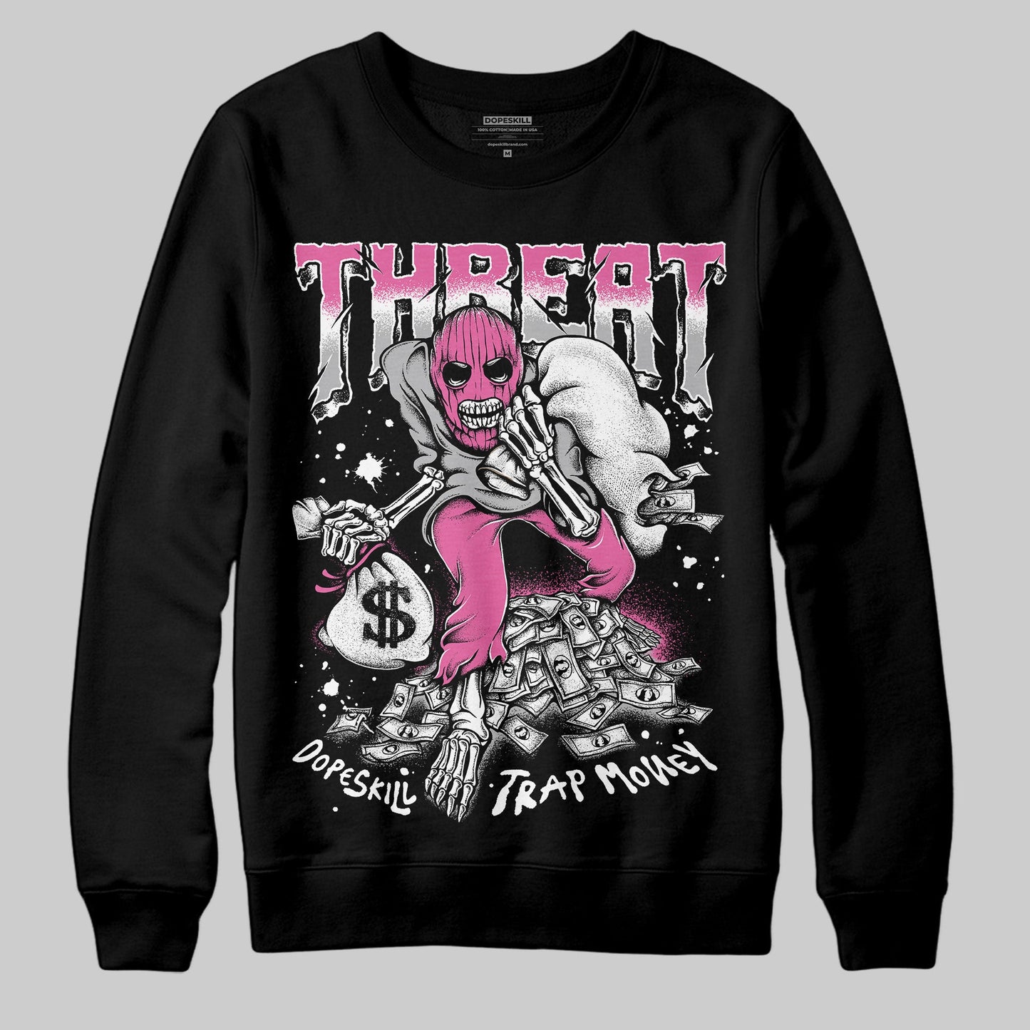 Kayano 14 Cream Sweet Pink DopeSkill Sweatshirt Threat Graphic