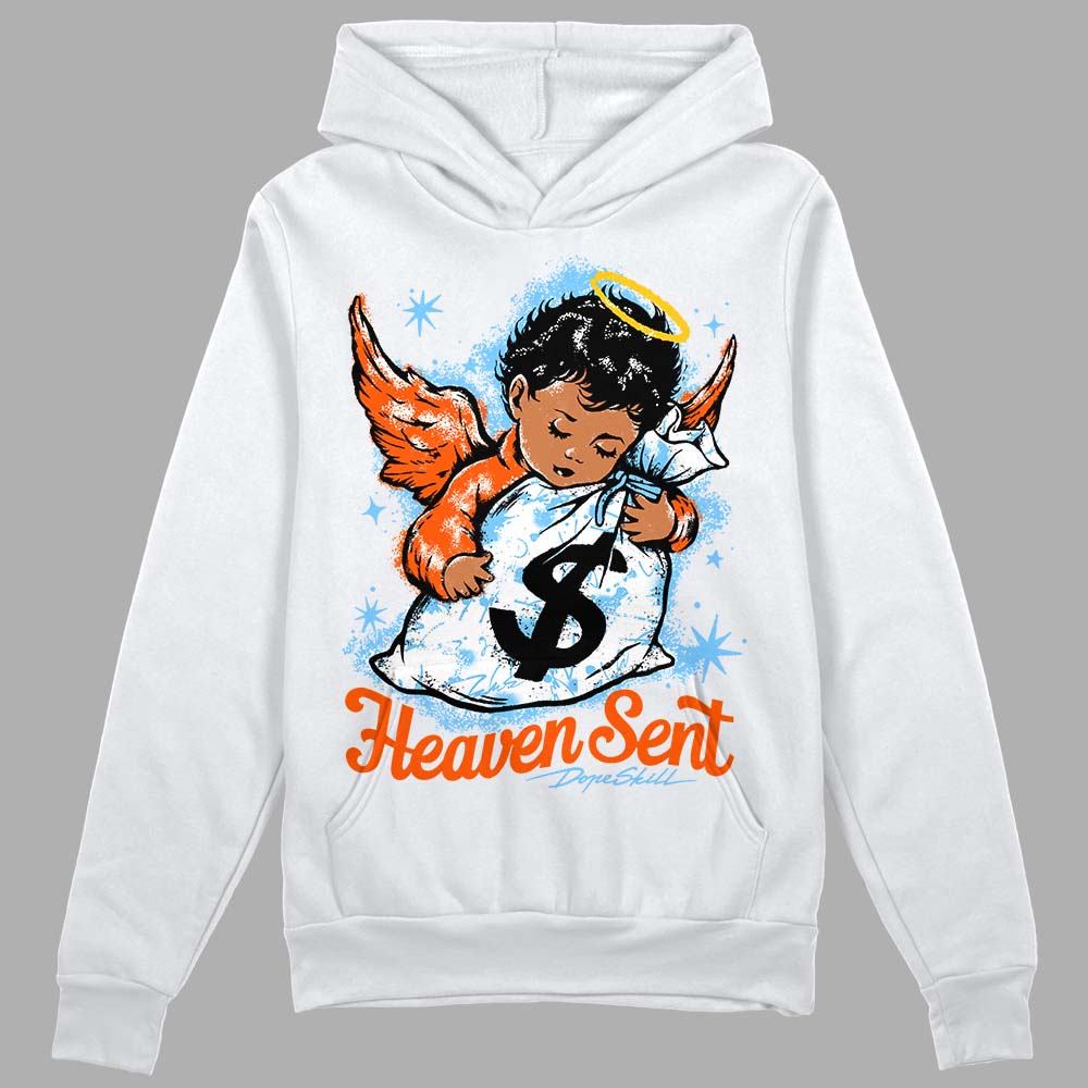 Dunk Futura University Blue DopeSkill Hoodie Sweatshirt Heaven Sent Graphic