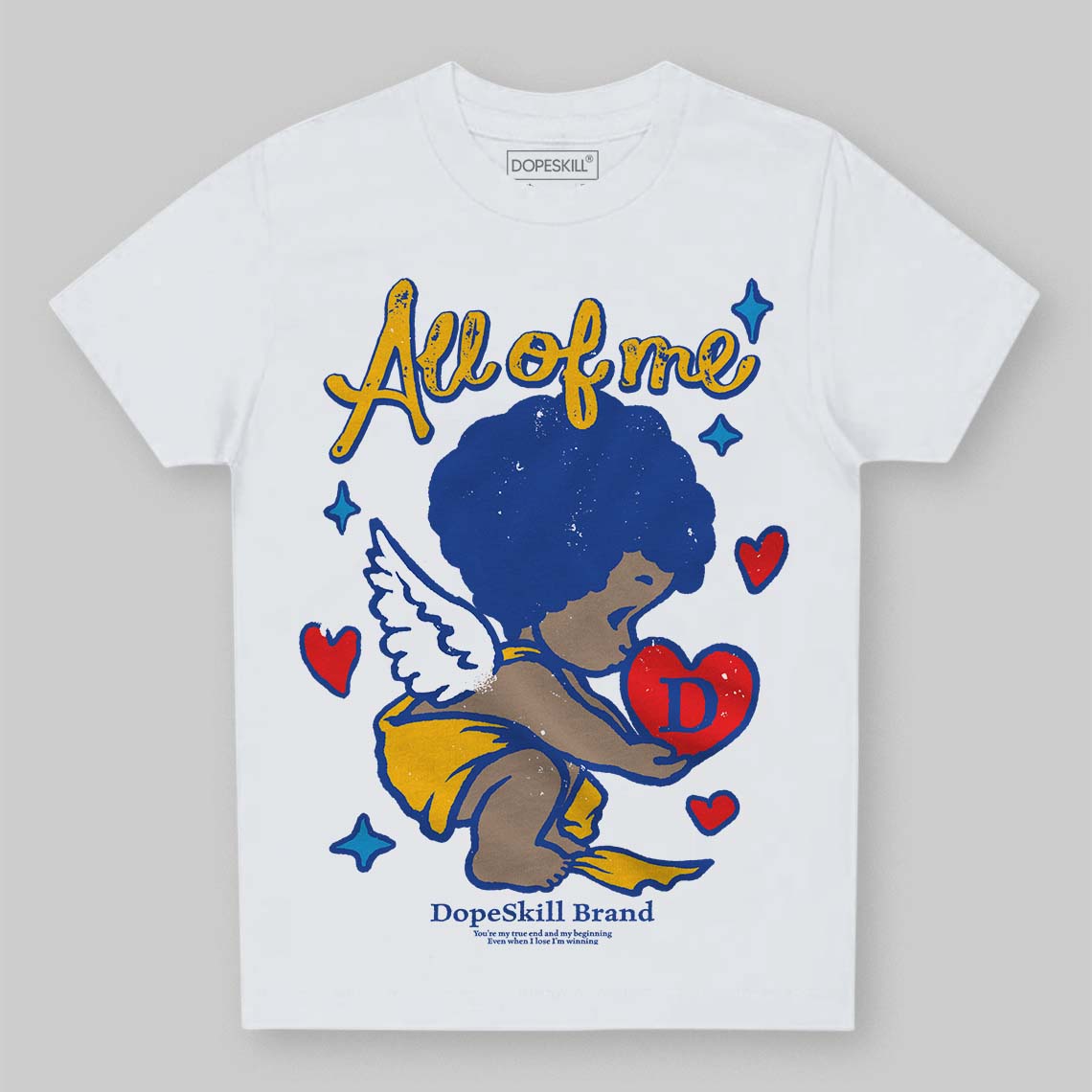 Royal Blue Collection DopeSkill Toddler Kids T-shirt All Of Me Graphic
