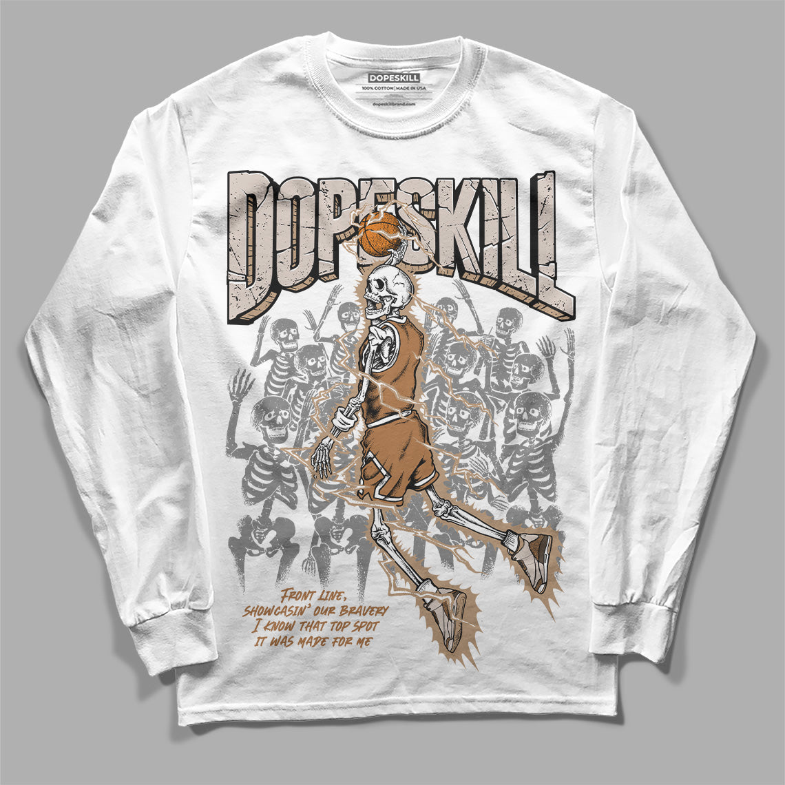 Palomino 3s DopeSkill Long Sleeve T-Shirt Thunder Dunk Graphic