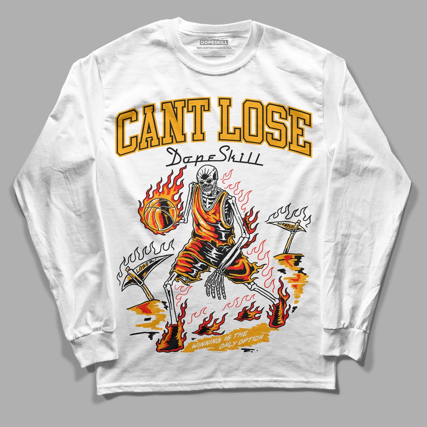 Black Taxi 12s DopeSkill Long Sleeve T-Shirt Cant Lose Graphic