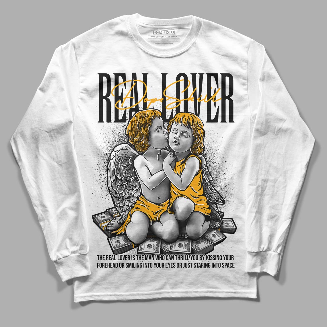 Black Taxi 12s DopeSkill Long Sleeve T-Shirt Real Lover Graphic