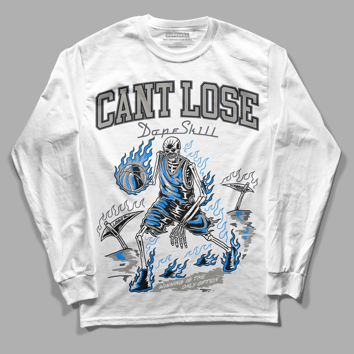 Cool Grey 11s DopeSkill Long Sleeve T-Shirt Cant Lose Graphic